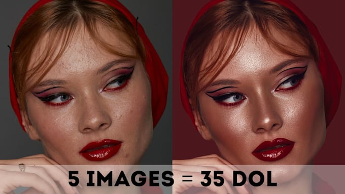 Gig Preview - High end skin beauty and portrait photo retouching