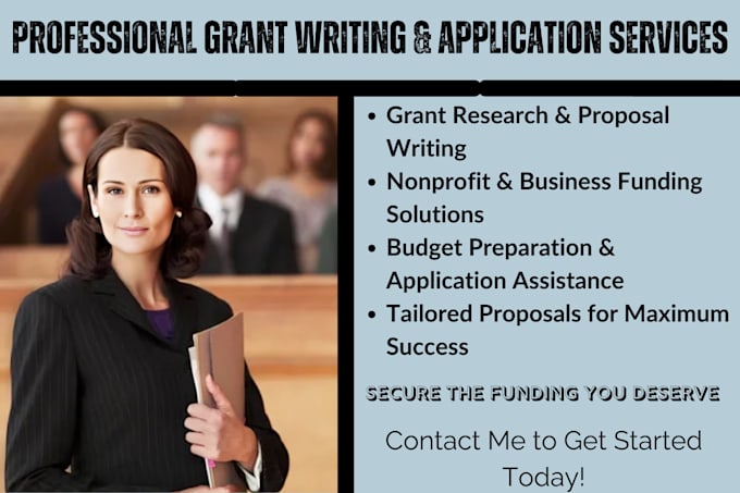 Gig Preview - Write grant proposals grant applications grant writing and research nonprofit