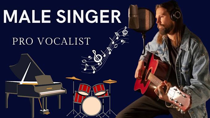 Gig Preview - Be your amazing male singer music composer and songwriter