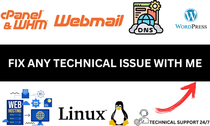 Bestseller - fix linux server cpanel wordpress mail dns vps hosting issues