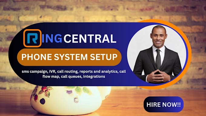 Gig Preview - Ringcentral phone system setup ringcentral sms ivr call queue