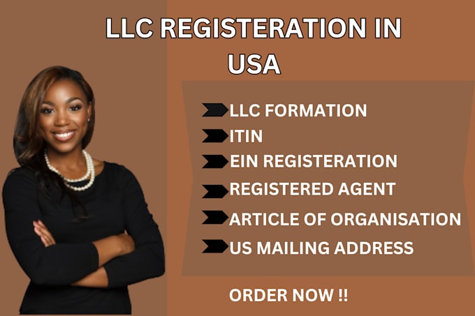 Gig Preview - Do USA llc, ein, 501c3, non profit registration, boi report, disslove llc