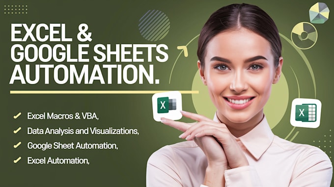 Gig Preview - Be microsoft excel spreadsheet automation and your google sheets dashboard