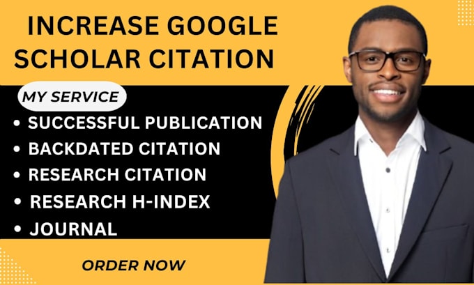 Gig Preview - Increased your google scholar citations index backdated citation