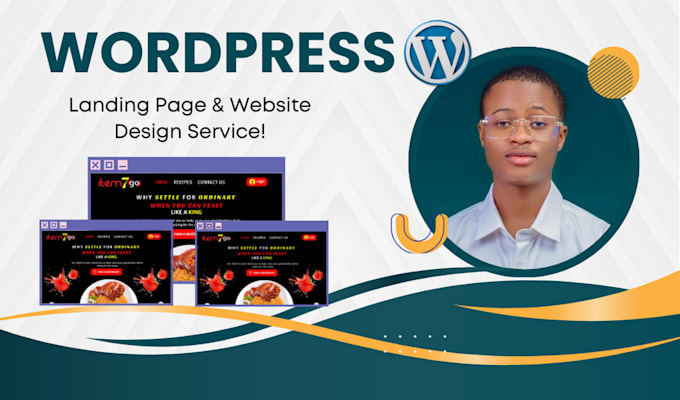 Gig Preview - Build a responsive wordpress website with professional design and development