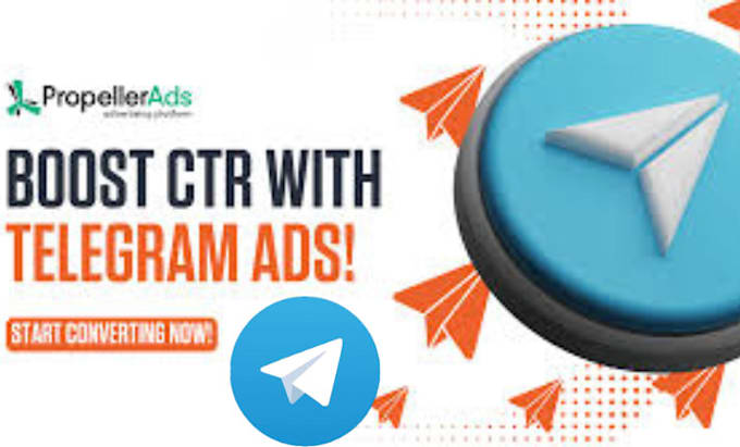 Gig Preview - Crypto telegram promotion, run telegram ads approval to hit targeted audience