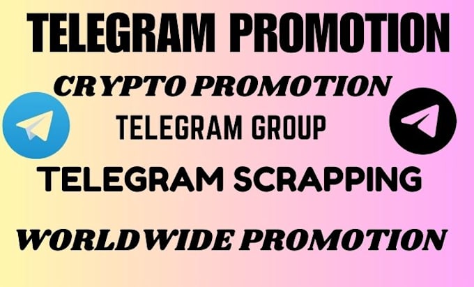 Bestseller - promote telegram group, forex channel, add real active 50,000 crypto investors