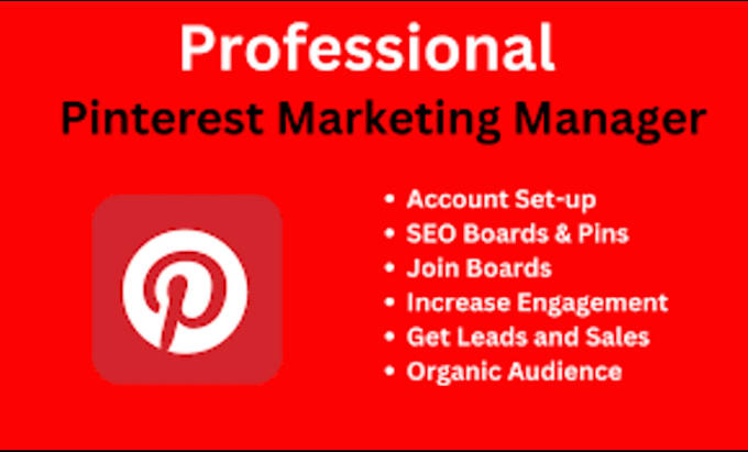 Gig Preview - Optimize and manage your pinterest business account, conversion