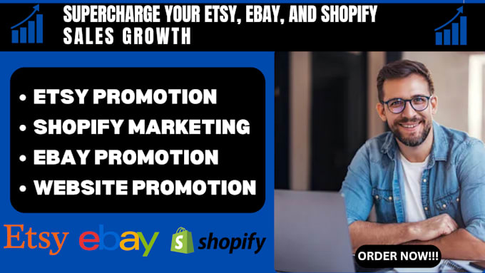 Gig Preview - Promote and advertise your shopify, amazon ebay, and etsy stores for quick sales