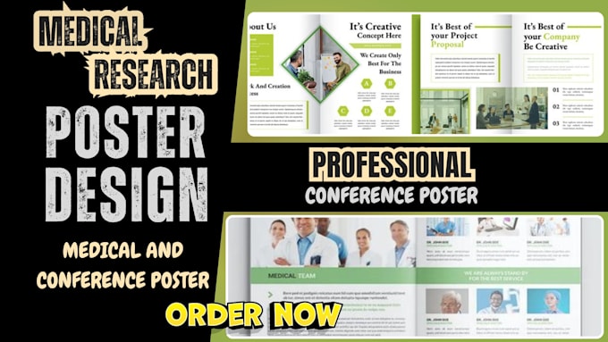 Gig Preview - Design medical research, conference and academic posters and slide presentations