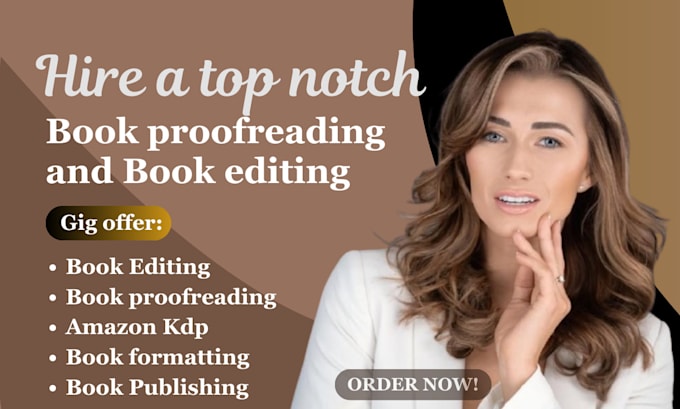 Gig Preview - Do  book proofreading, book editing, book formatting for amazon kdp