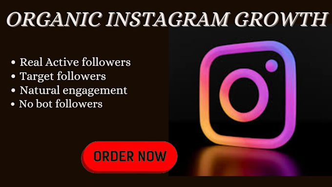 Gig Preview - Promote, manage, and grow your instagram page organically