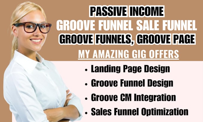 Gig Preview - Groove funnel sales funnel, groove funnels, groove page, groove cm, sales funnel