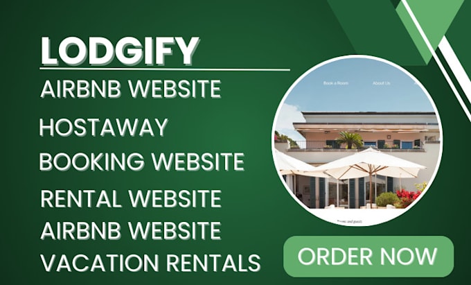 Gig Preview - Build airbnb website, vacation website, hotel booking website, lodgify, hostaway