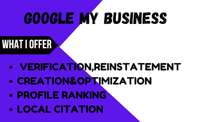 Gig Preview - Set up google my business listing, verified gmb, maps