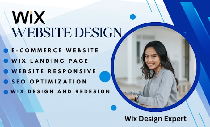 Gig Preview - Wix website design, redesign wix website, wix