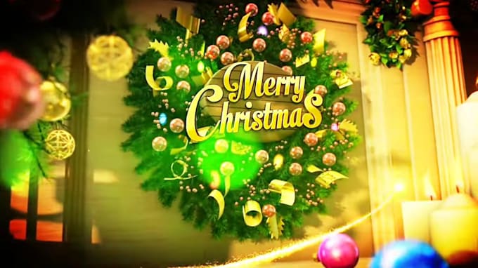 Gig Preview - Do 3d christmas animation christmas logo 3d kids animation 3d christmas video