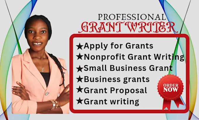 Gig Preview - Write grant proposals apply for grant for small business and non profit