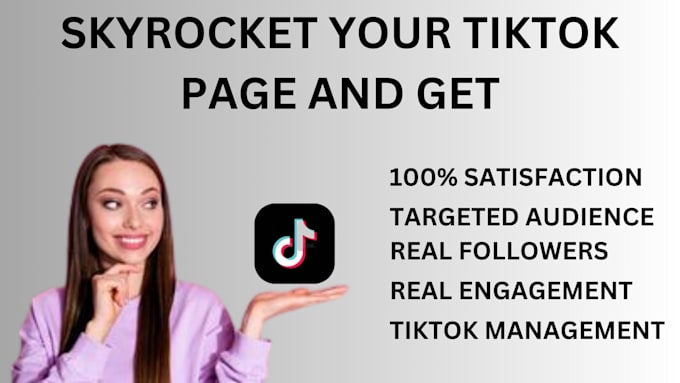 Gig Preview - Promote your tiktok video to gain more followers