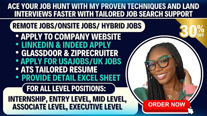 Gig Preview - Find job, search and apply remote job, work from home jobs using reverse recruit