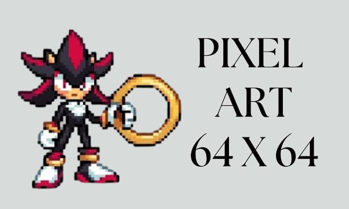 Gig Preview - Create 64x64 pixel art sprite pixel animation character