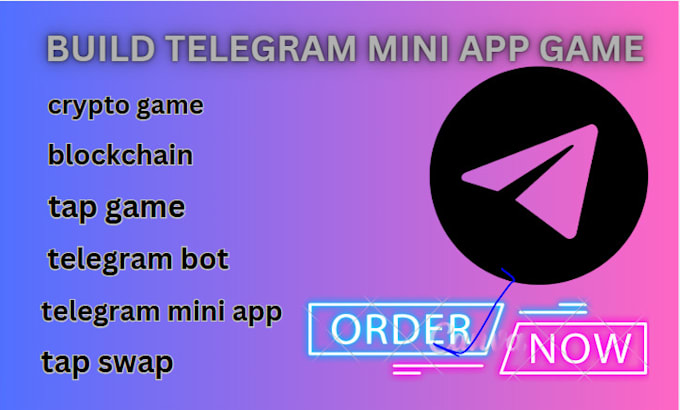 Gig Preview - Crypto telegram promotion mini app users mini game referral telegram bot