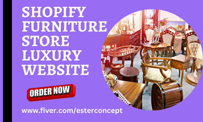 Bestseller - design furniture store luxury brand interior design dropshipping luxury website