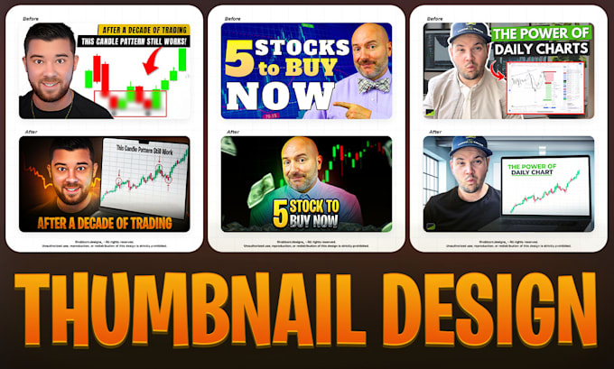 Gig Preview - Do finance thumbnail designing