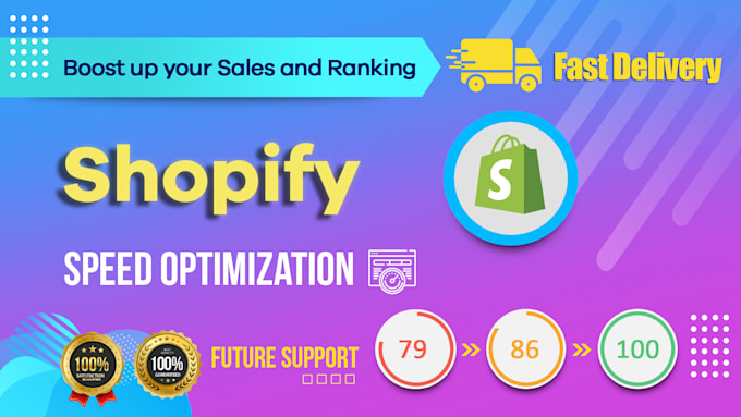 Gig Preview - Do shopify speed optimisation for mobile and desktop