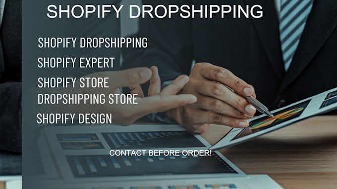 Gig Preview - Do shopify website,shopify dropshipping,shopify store