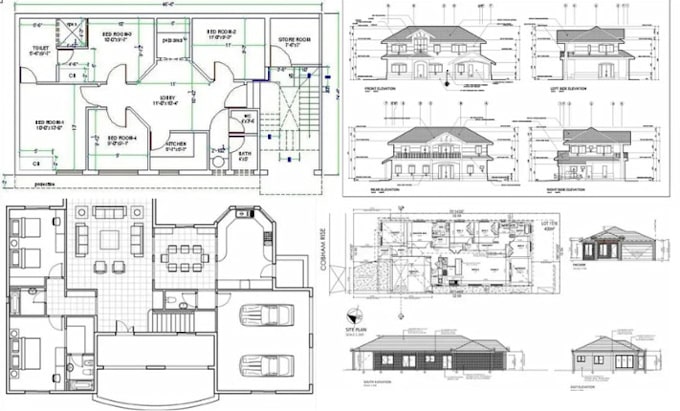 Gig Preview - Architectural planning, floor plan, house plans, cad drawing, blueprint, autocad