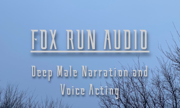 Bestseller - record a deep american male voice over narration or acting