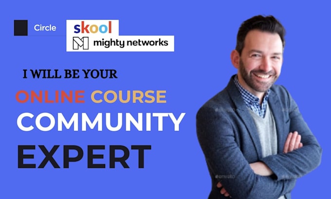 Gig Preview - Setup skool community skool online course kajabi online course mighty network