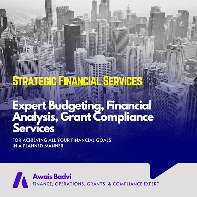 Gig Preview - Provide expert financial analysis, budgeting, and grant compliance services