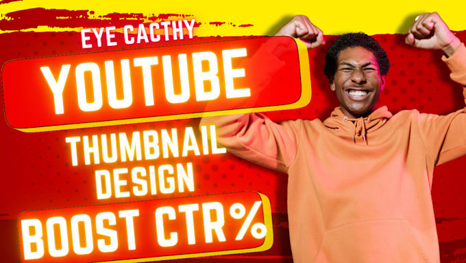 Gig Preview - Create, attractive youtube thumbnail design to boost CTR