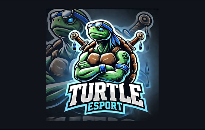 Gig Preview - Design unique turtle mascot logo with my own creativity