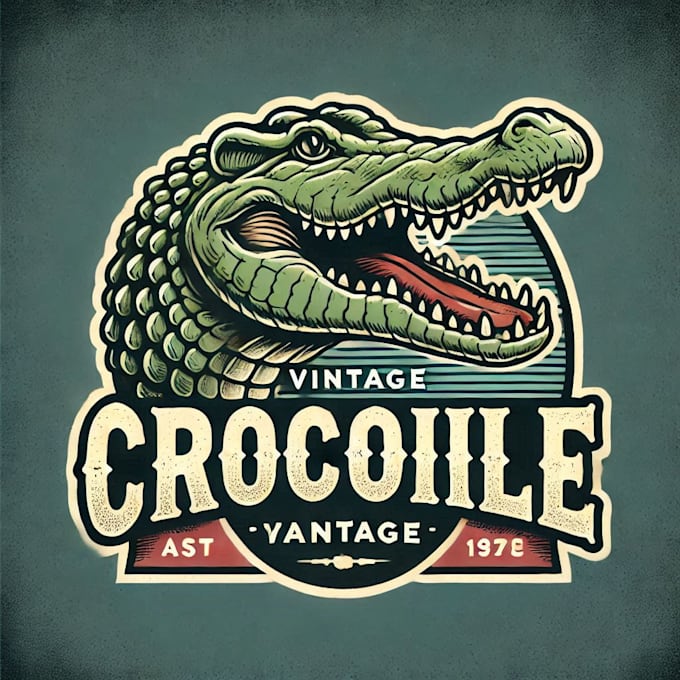 Gig Preview - Design crocodile mascot logo for your business in just two day