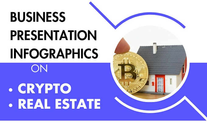 Gig Preview - Design professional business presentation infographics on crypto real estate