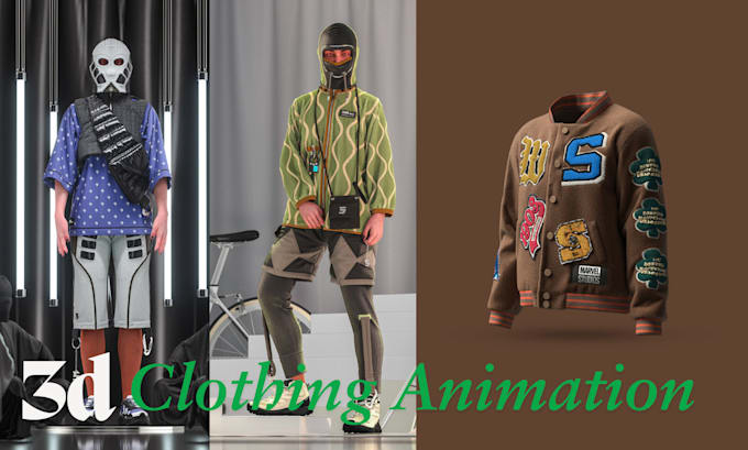 Gig Preview - Do 3d garment animation 3d clothing mockup clo 3d 3d fashion animation daz 3d