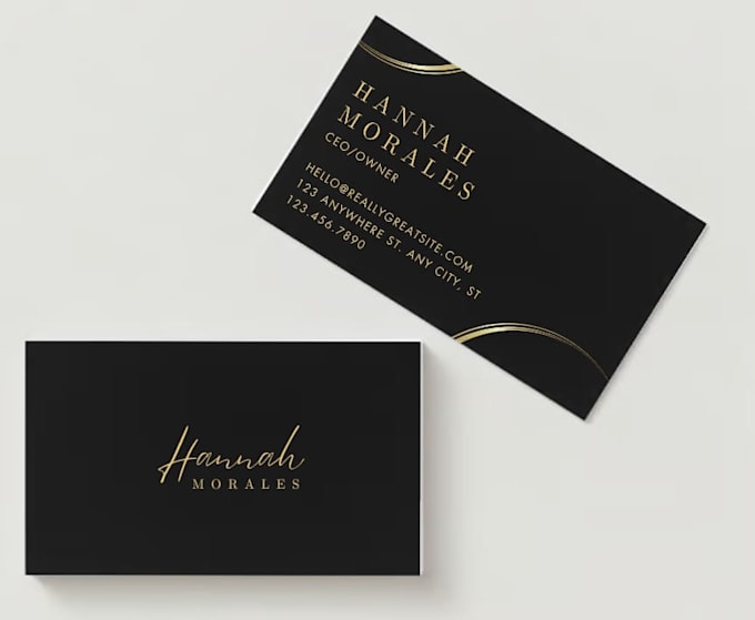 Bestseller - do professional luxury business card and minimalistic logo design