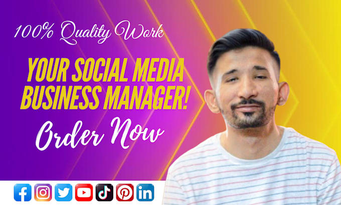 Gig Preview - Be your social media marketing manager and assistant