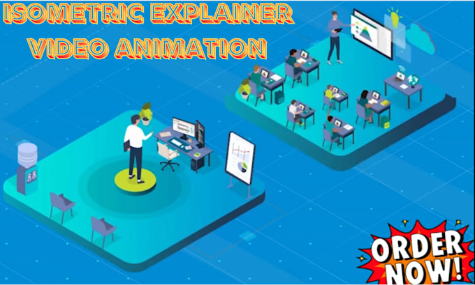 Bestseller - do 2d isometric explainer video animation, animated explainer animation for saas