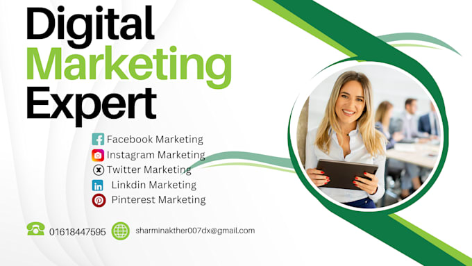 Gig Preview - Be an expert in digital marketing services