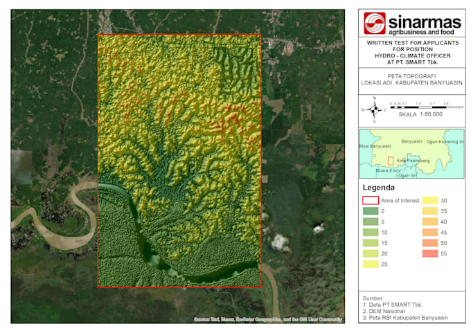 Gig Preview - Create an arcgis map and spatial analysisfor your project