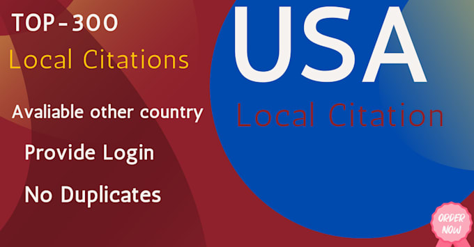 Bestseller - do 300 usa local citations,local SEO listing,local directory