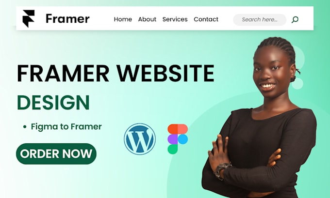 Gig Preview - Framer website figma to framer dora wix website design framer to wordpress web