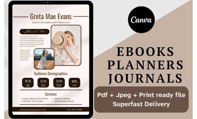 Bestseller - do editable canva template, ebooks, mockups, journal, notebook, and meal planner