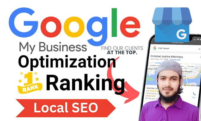 Gig Preview - Optimize google my business page for local SEO gmb ranking