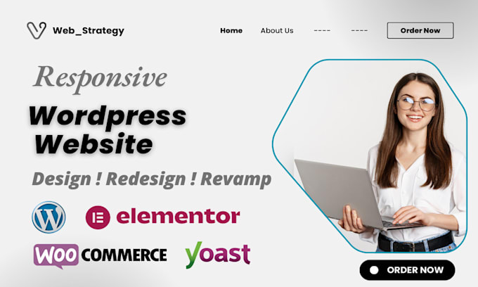 Gig Preview - Create responsive wordpres website design and development