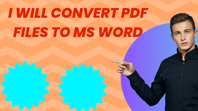 Gig Preview - Convert pdf files into msword